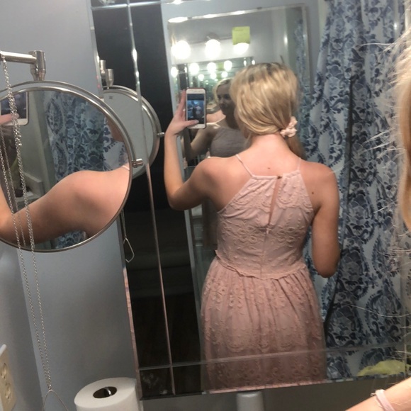 ✨beautiful dusty rose lace dress - Picture 3 of 6